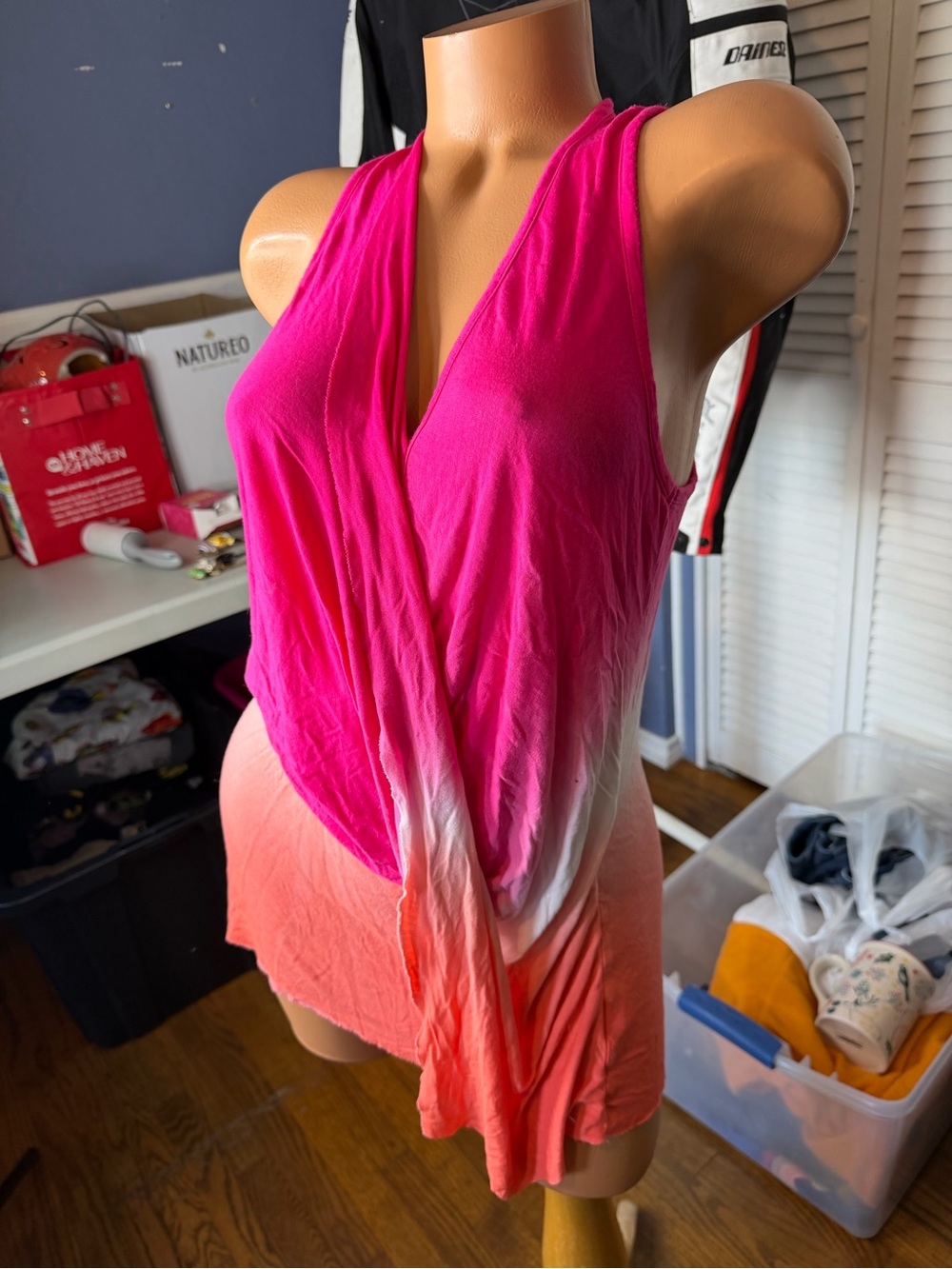 Young Fabulous & Broke Hot Pink Tank Top